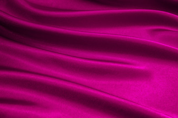 Naklejka na ściany i meble Pink satin, silk, texture background