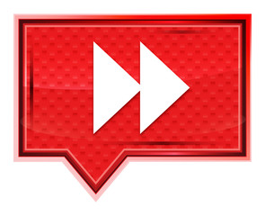 Jump forward icon misty rose pink banner button