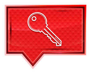 Key icon misty rose pink banner button