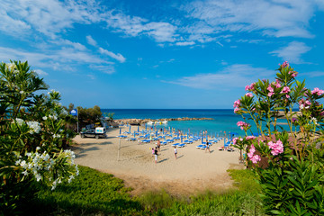Naklejka premium Protaras beach side 