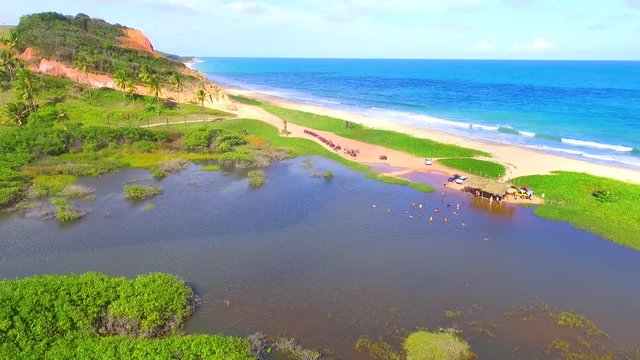 Beautiful beach in Brazil - Gunga Beach
