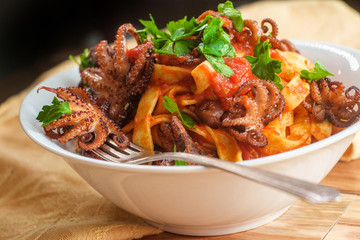 Italian Octopus Tagliatelle