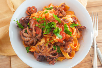 Italian Octopus Tagliatelle