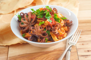 Italian Octopus Tagliatelle