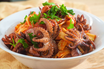 Italian Octopus Tagliatelle