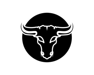 Bull horn logo and symbols template icons app