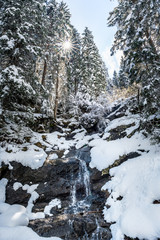 The Krimml Waterfalls in the High Tauern National Park, Salzburg, Austria