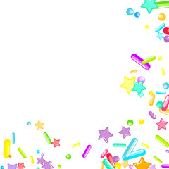 Sprinkles grainy. Cupcake donuts, dessert, bakery