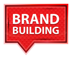 Brand Building misty rose pink banner button