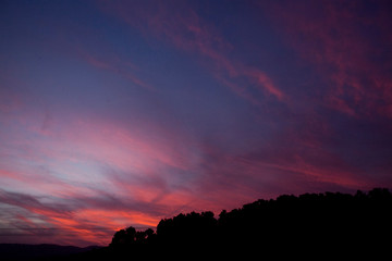 A crazy sunset in Israel Views of the Holy Land