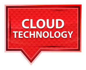 Cloud Technology misty rose pink banner button