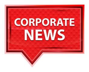 Corporate News misty rose pink banner button