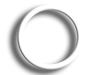 Modern White Design Circle Background