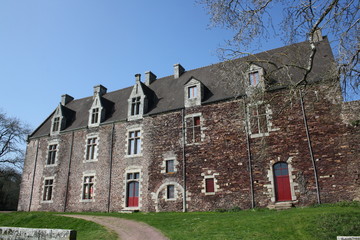 Fototapeta na wymiar Château de Comper Brocéliande