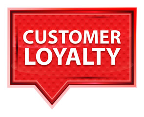 Customer Loyalty misty rose pink banner button
