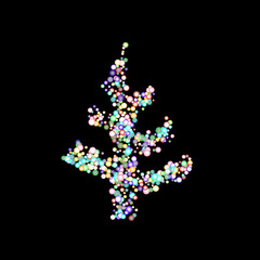 glitter iridescent rainbow