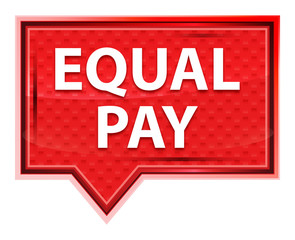 Equal Pay misty rose pink banner button