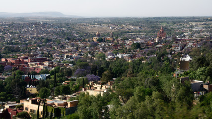 Obraz premium Panoramic view of San Miguel de Allende, Guanajuato, Mexico.