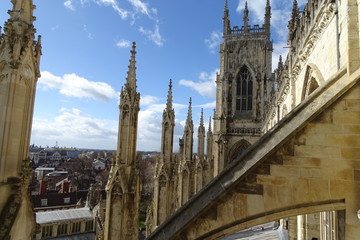 Fototapeta na wymiar Views from atop Minster