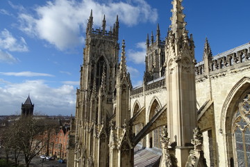 Fototapeta premium Views from atop Minster