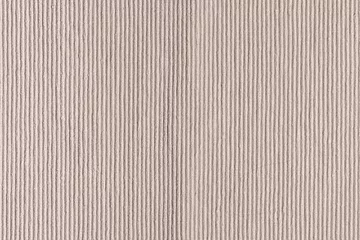 Foto auf Acrylglas Dense woven ribbed texture. Upholstery fabric close up. Empty light beige background for layouts. © Ekaterina