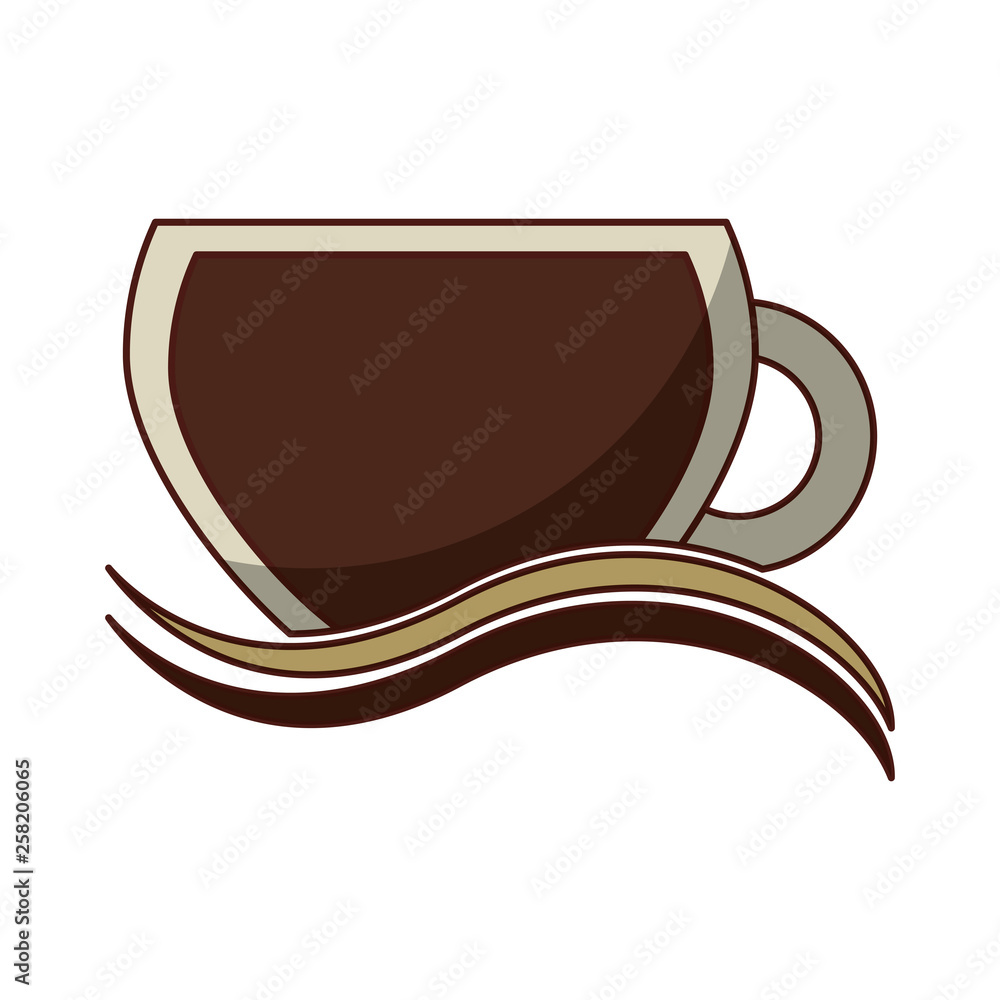 Poster coffee cup drink isolated icon