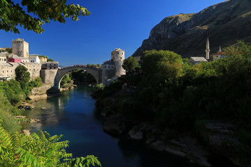 Fototapeta na wymiar Old Bridge, Mostar, Bosnia and Herzegovina