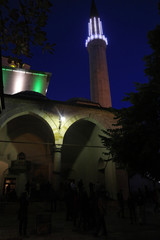 Emperor's Mosque, by night, Sarajevo, Bosnia and Herzegovina