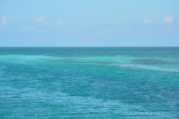 Fototapeta na wymiar Plage The Split Caye Caulker Belize