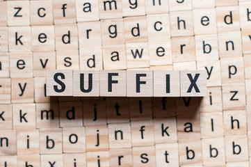 Suffix word concept