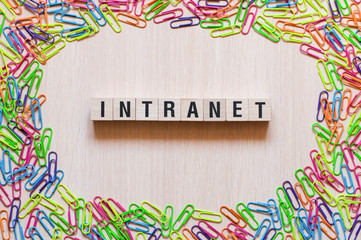 Intranet word concept