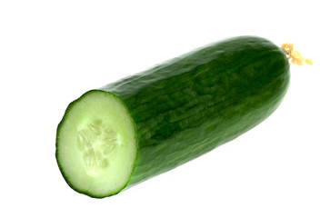 Cucumber On White Background