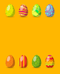 Happy Easter greeting card background