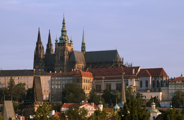 Fototapeta premium St. Vitus cathedral in Prague