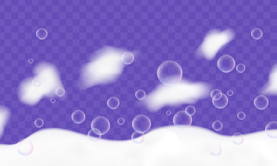 Foam realistic texture .