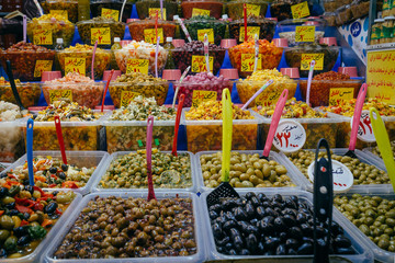 Food at bazaar in Iran