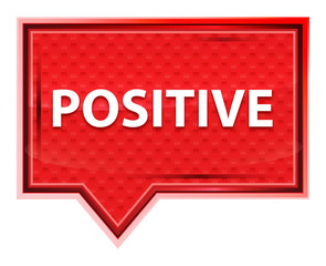 Positive misty rose pink banner button