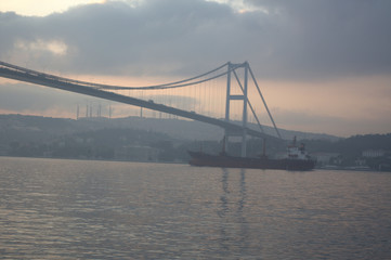 Fototapeta na wymiar sunrise at the Bosphorus 