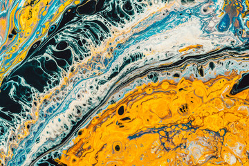 Colorful covers design set with textures. Closeup of the painting. Abstract bright hand painted background, fluid acrylic painting on canvas. Fragment of artwork. Modern art
