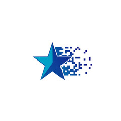 Fast Moving Star Logo