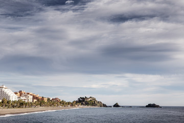 seaside town of  almunecar