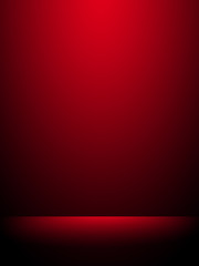Black and red background. Abstract red background for web design templates, christmas, halloween, valentine, product studio room and business report with smooth gradient color.
