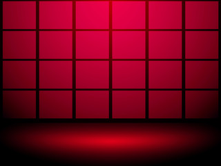 Black and red background. Abstract red background for web design templates, christmas, halloween, valentine, product studio room and business report with smooth gradient color.