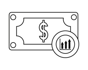 coin banknote graph business
