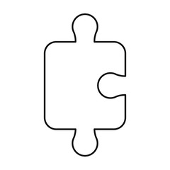Obraz premium jigsaw puzzle piece