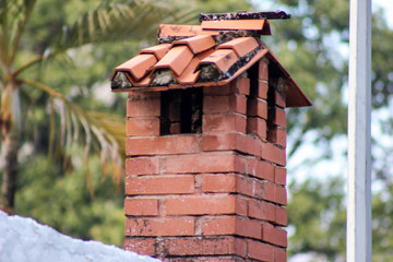 Naklejka premium Chimenea del vecino