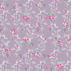 Floral background for textiles.