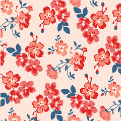 Floral background for textiles.