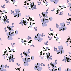 Floral background for textiles.