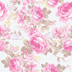 Floral background for textiles.